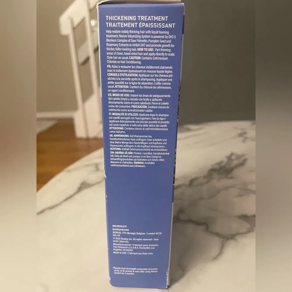 Bosley shampoo conditioner